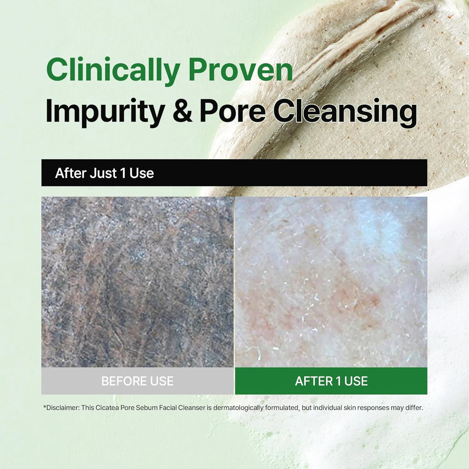dewdap Cicatea Pore & Sebum Pack Cleanser Korean Cleansers