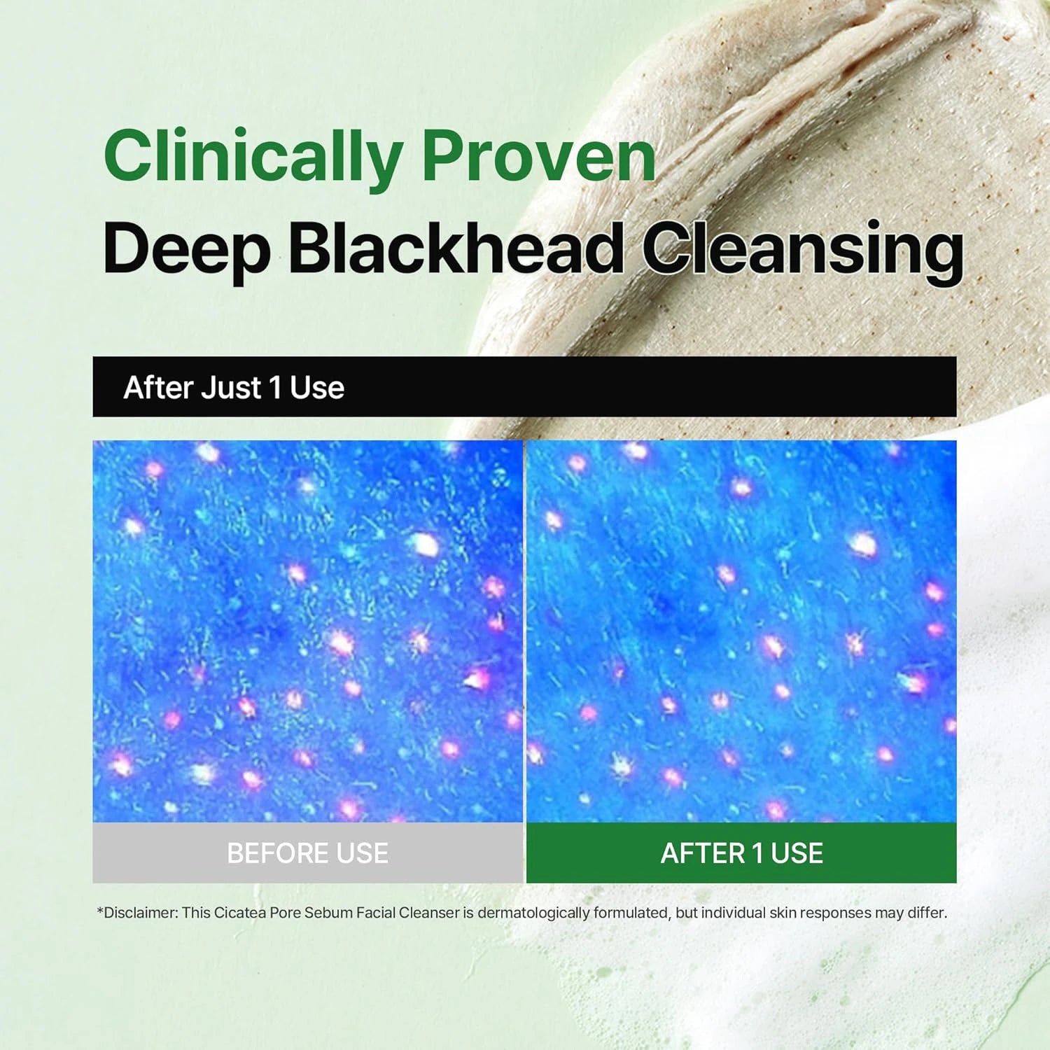 dewdap Cicatea Pore & Sebum Pack Cleanser Korean Cleansers
