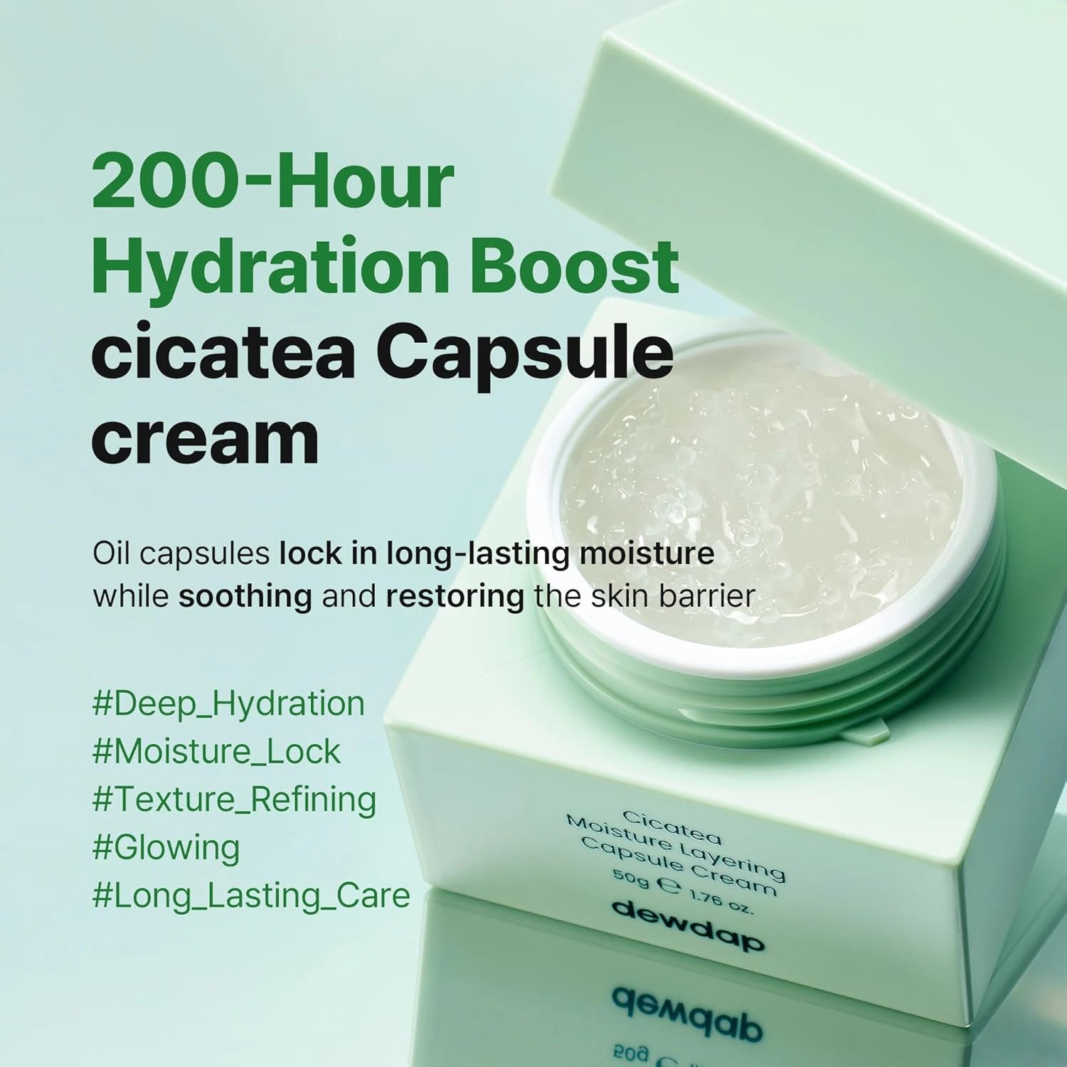 dewdap Cicatea Moisture Layering Capsule Cream Korean Moisturizers