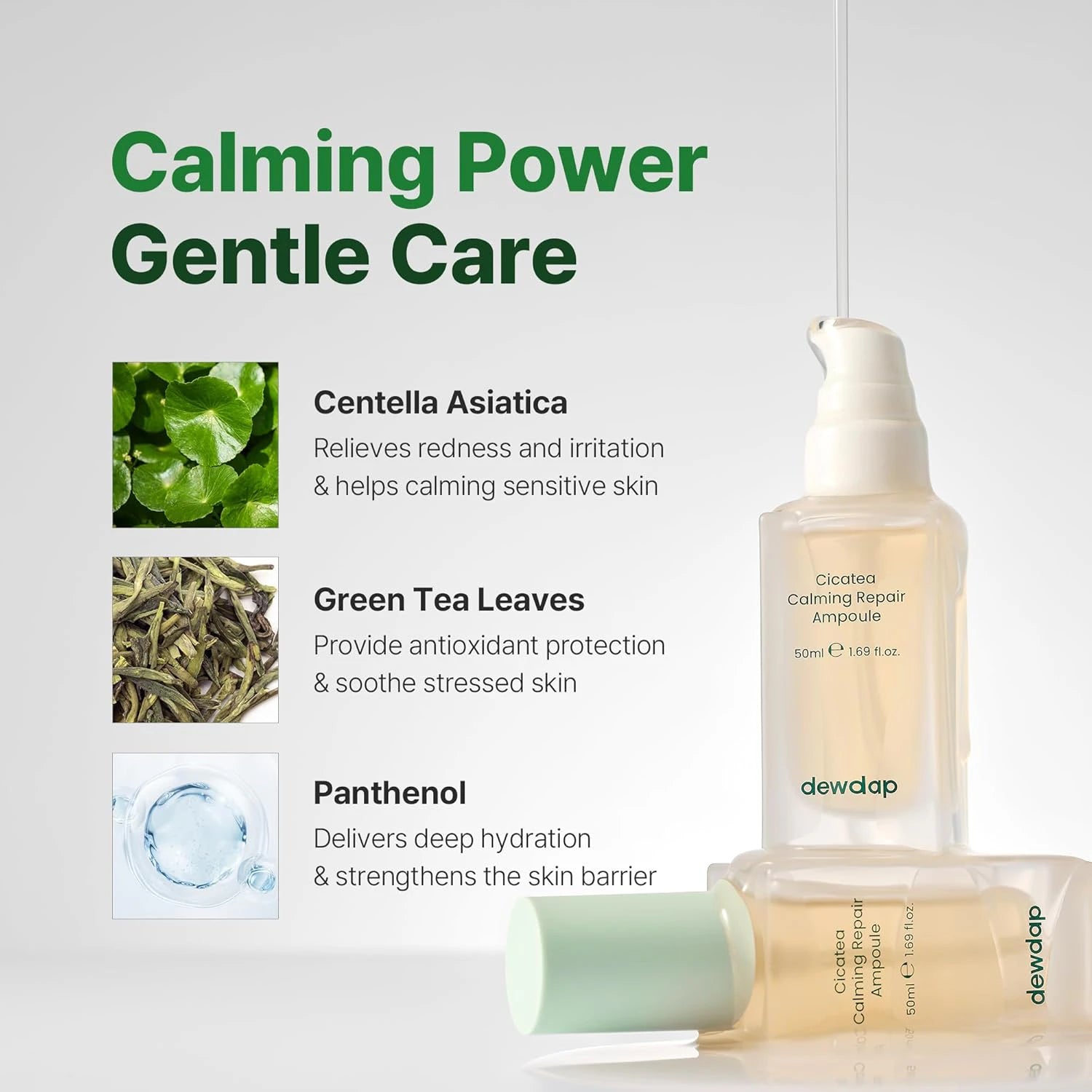 dewdap Cicatea Calming Repair Ampoule Korean Serums