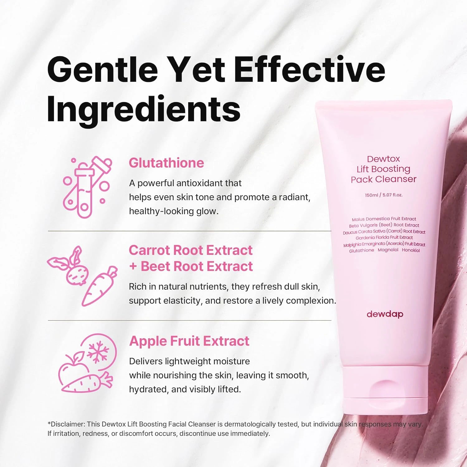dewdap Dewtox Lift Boosting Pack Cleanser Korean Cleansers