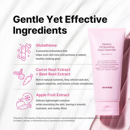 dewdap Dewtox Lift Boosting Pack Cleanser Korean Cleansers