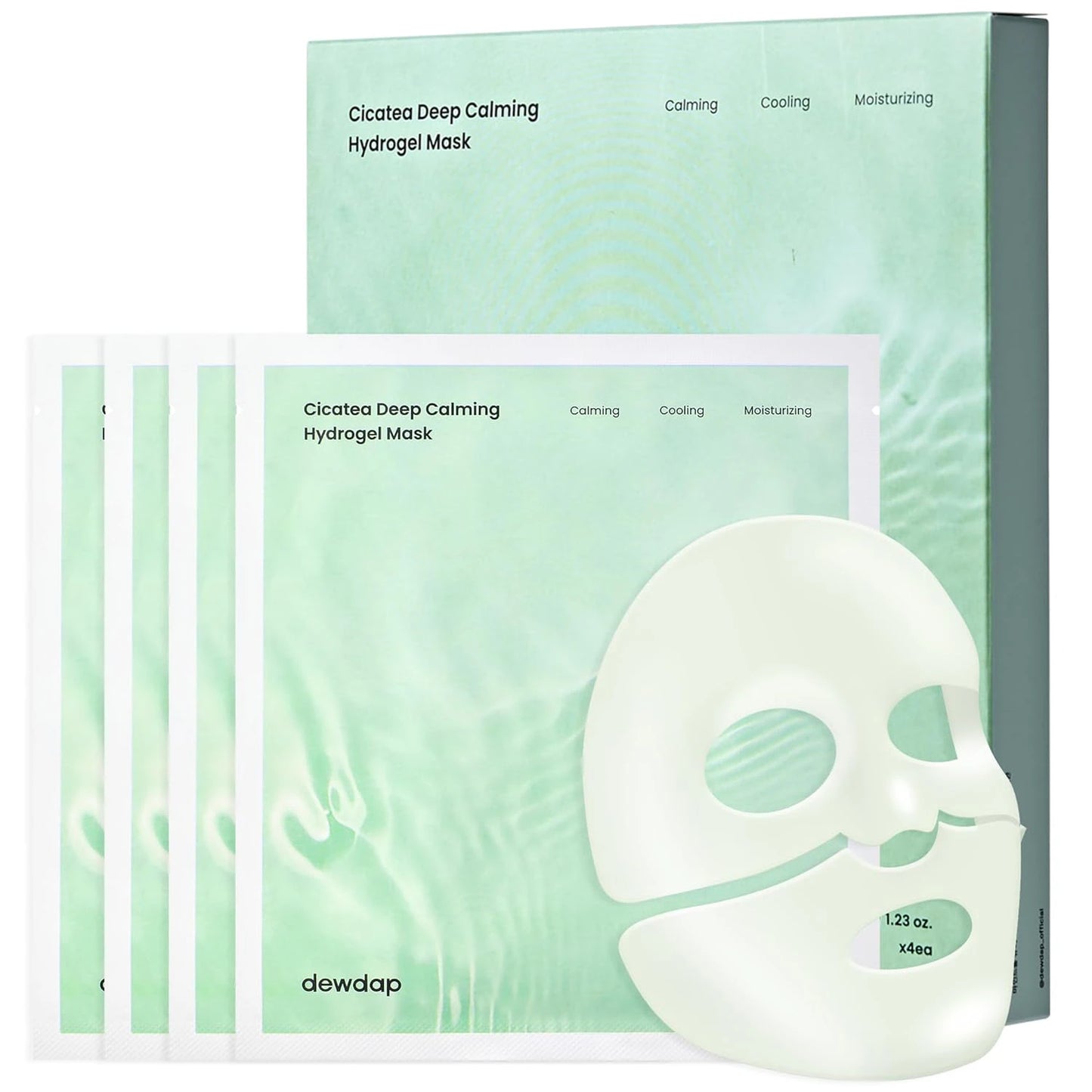 dewdap Cicatea Deep Calming Hydrogel Mask (4 Sheets) Korean Masks