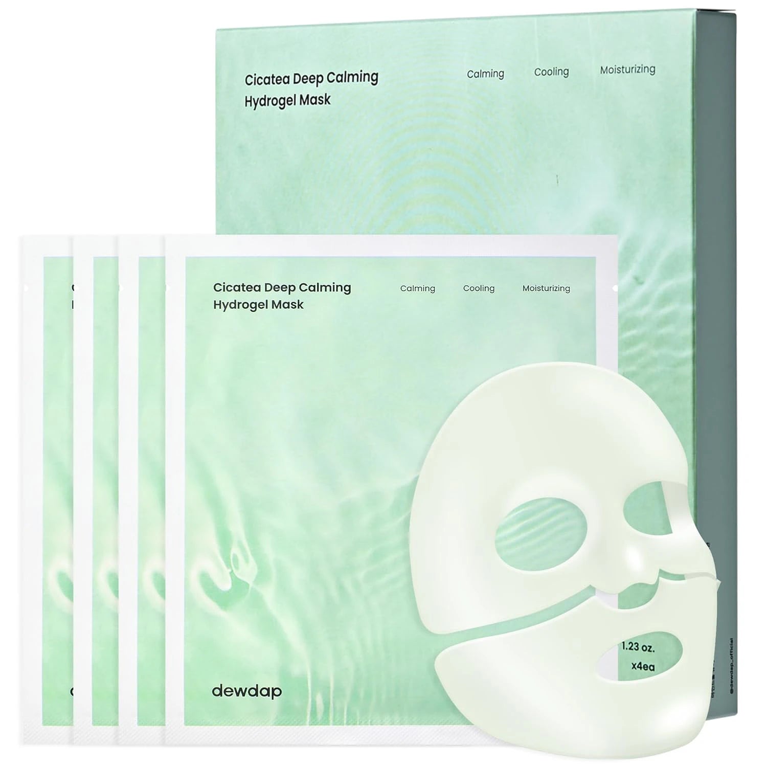 dewdap Cicatea Deep Calming Hydrogel Mask (4 Sheets) Korean Masks