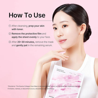 dewdap Dewtox Glow Lift Hydrogel Jewel Mask (4 Sheets) Korean Masks