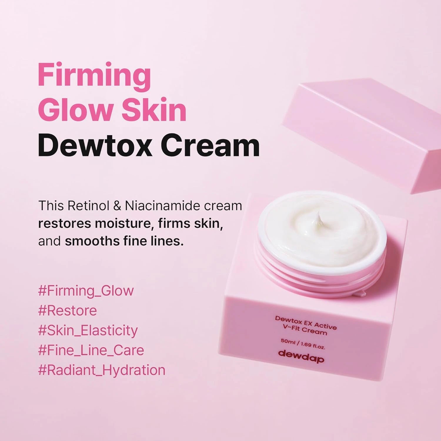 dewdap Dewtox EX Active V-Fit Cream Korean Moisturizers