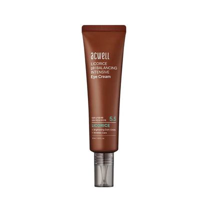 ACWELL 5.5 Licorice pH Balancing Intensive Eye Cream 30 ml tube on white background