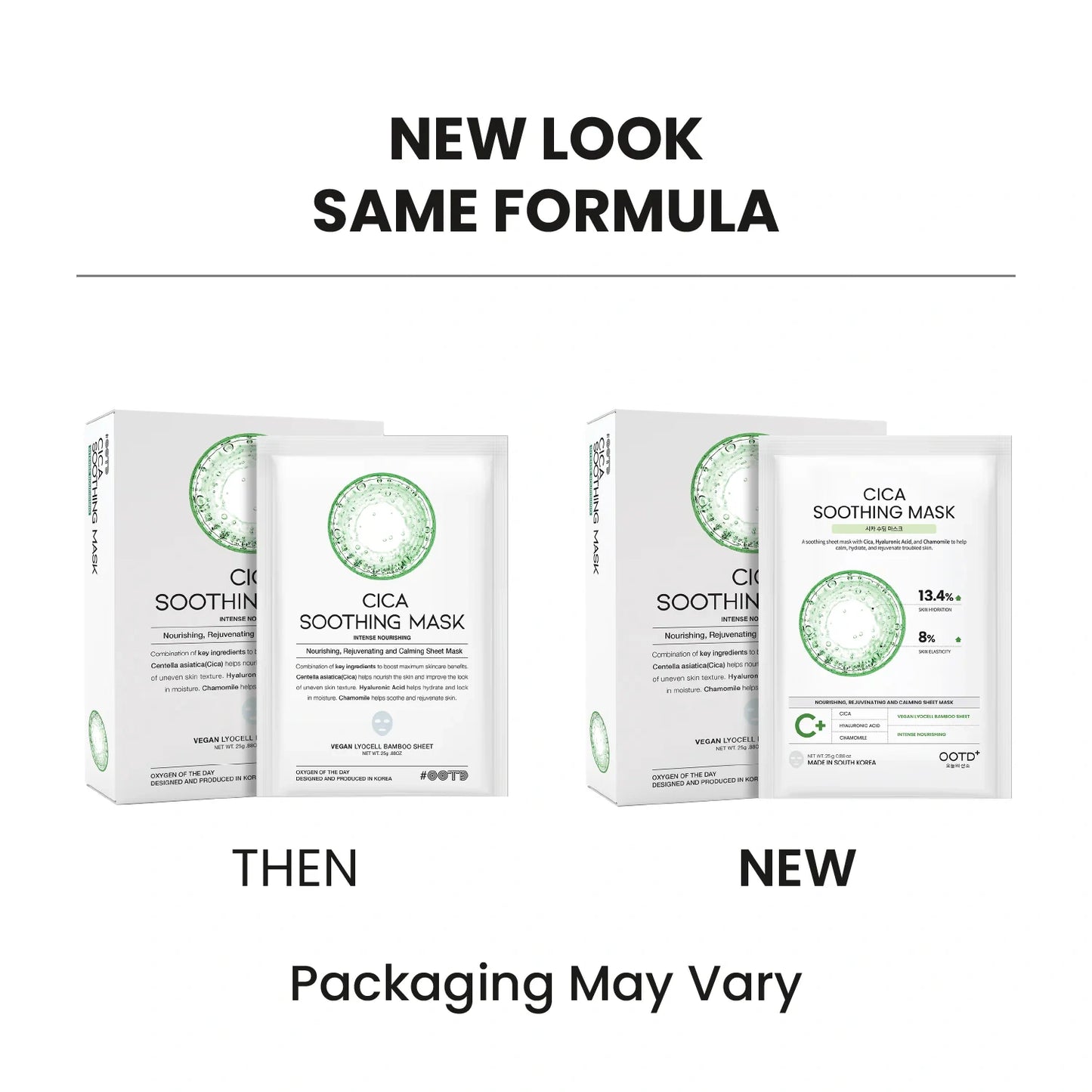 #OOTD Cica Soothing Face Mask (10 Sheets) Korean Masks