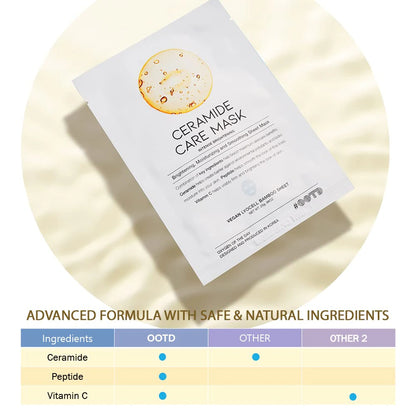 #OOTD Ceramide Care Face Mask (10 Sheets) Korean Masks