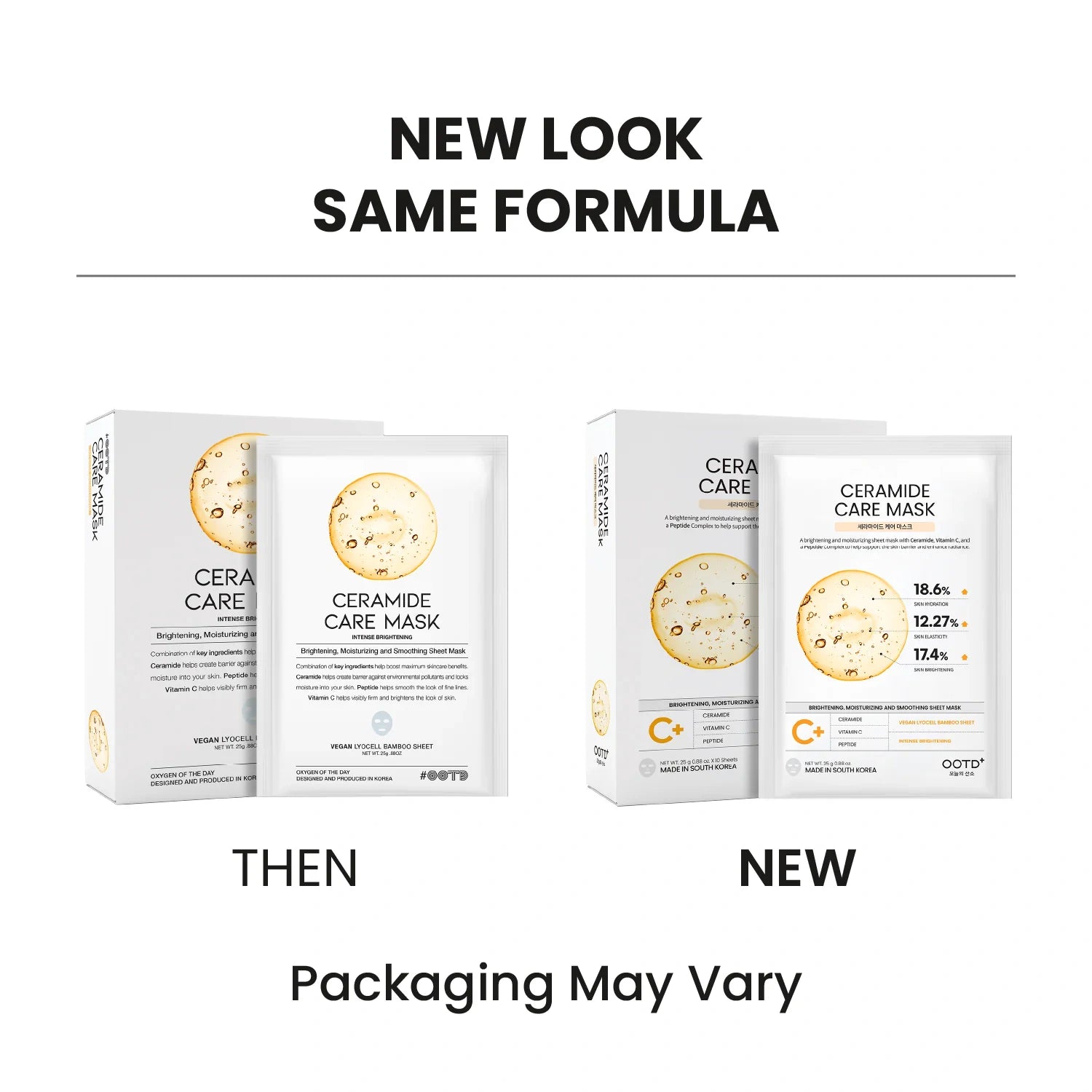 #OOTD Ceramide Care Face Mask (10 Sheets) Korean Masks