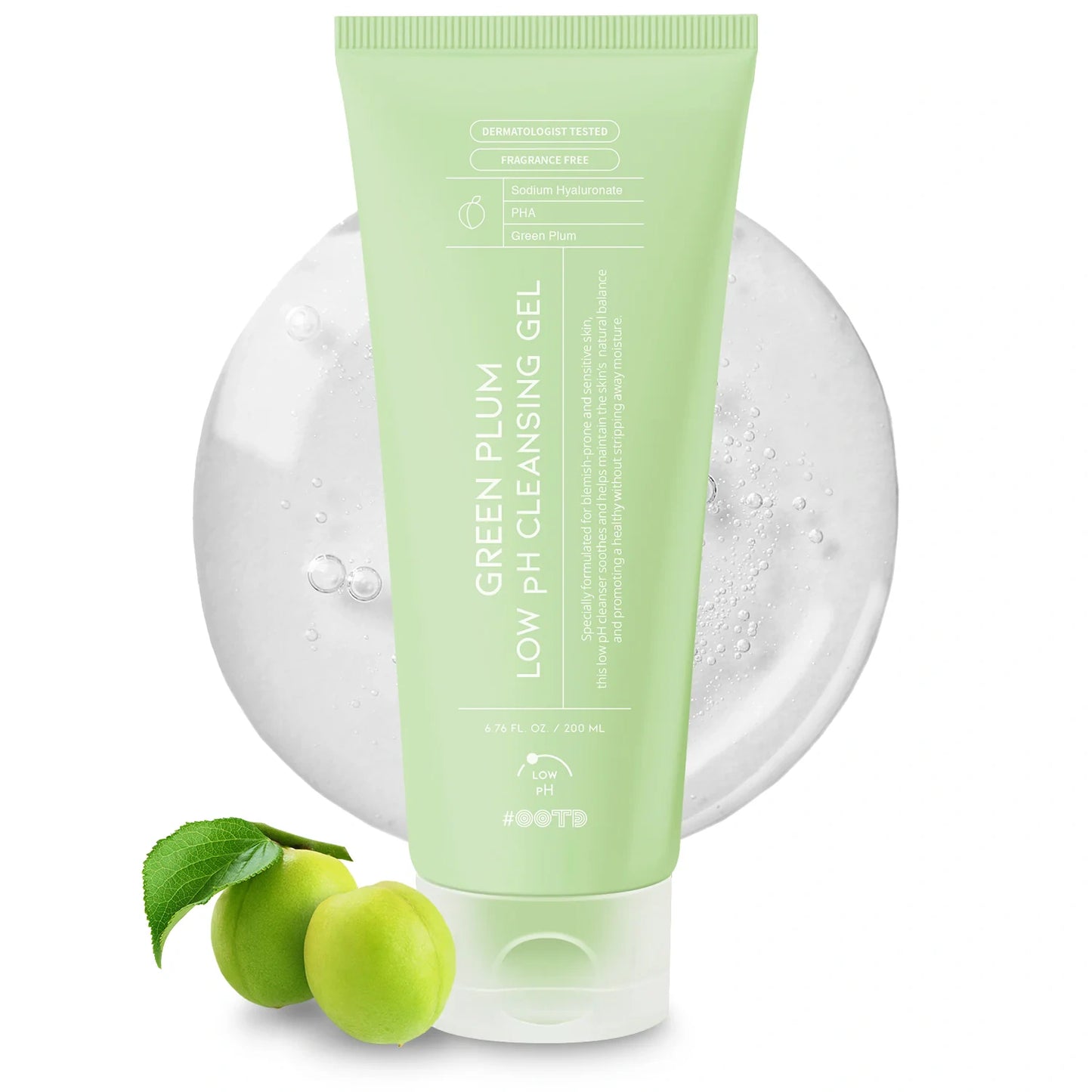 #OOTD Green Plum Low pH Cleansing Gel Korean Cleansers