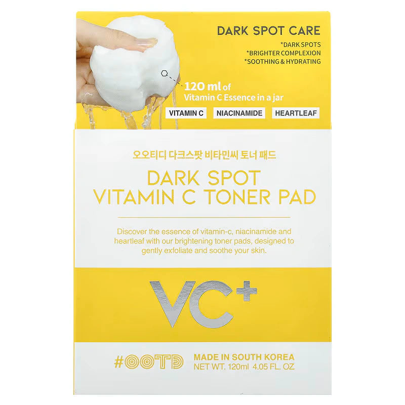 #OOTD Dark Spot Vitamin C Toner Pad (70 Pads) Korean Toner Pads