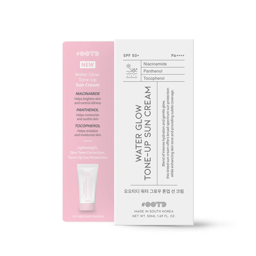 #OOTD Water Glow Tone-Up Sun Cream SPF 50+ PA++++ 50ml box