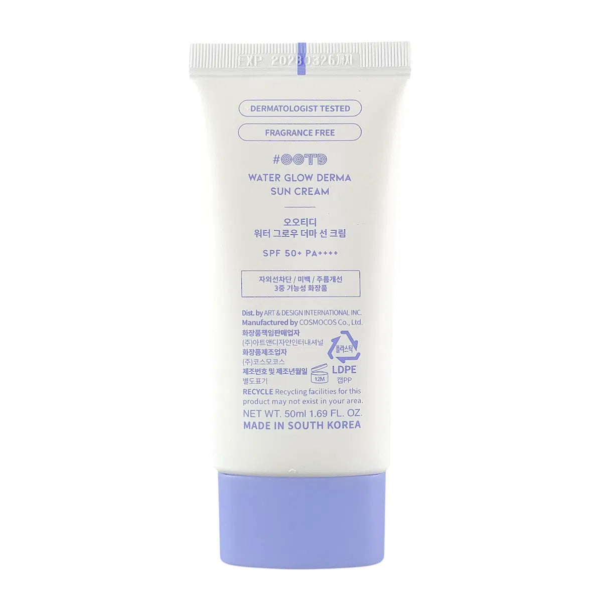 #OOTD Water Glow Derma Sun Cream Korean Sunscreens