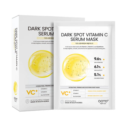 #OOTD Dark Spot Vitamin C Serum Mask (10 Sheets) Korean Masks