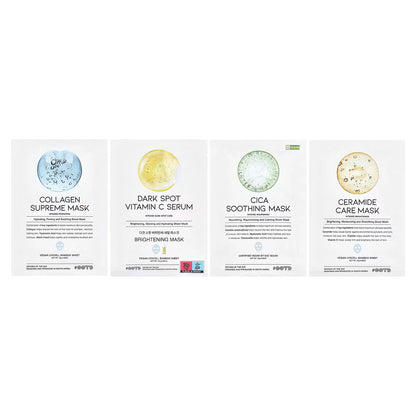 #OOTD Variety Hydrating Serum Sheet Mask Set (12 Sheets) Korean Masks