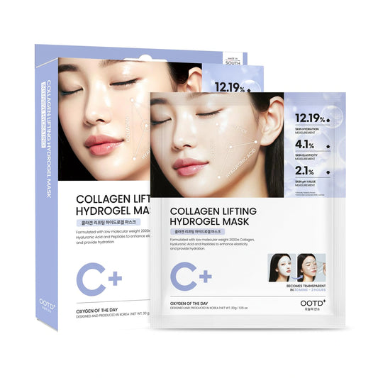 #OOTD Collagen Lifting Hydrogel Mask (5 Sheets) Korean Masks