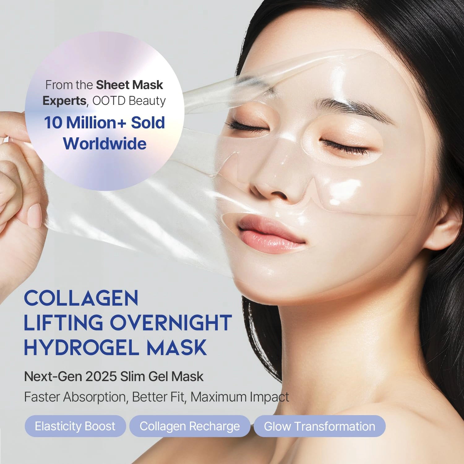 #OOTD Collagen Lifting Hydrogel Mask (5 Sheets) Korean Masks