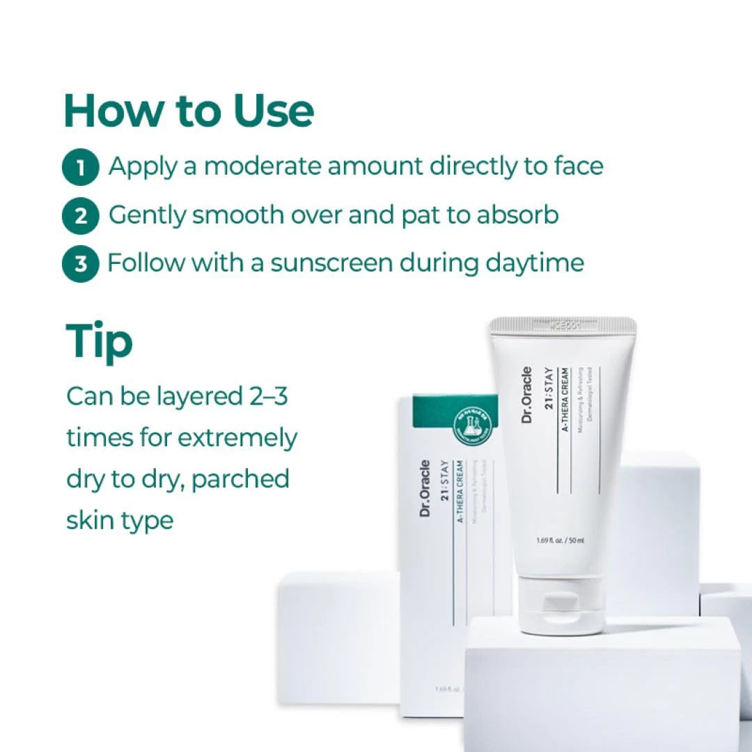 Dr. Oracle 21;Stay A-Thera Cream Korean Moisturizers