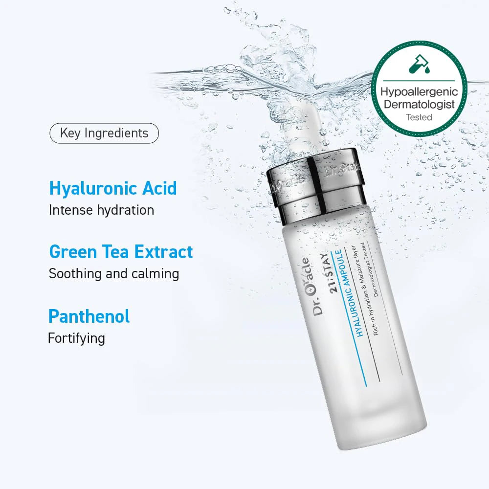 Dr. Oracle 21;Stay Hyaluronic Ampoule Korean Serums