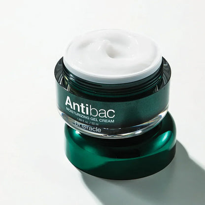 Open Dr. Oracle Antibac Moisturizing Gel Cream jar showing the gel cream