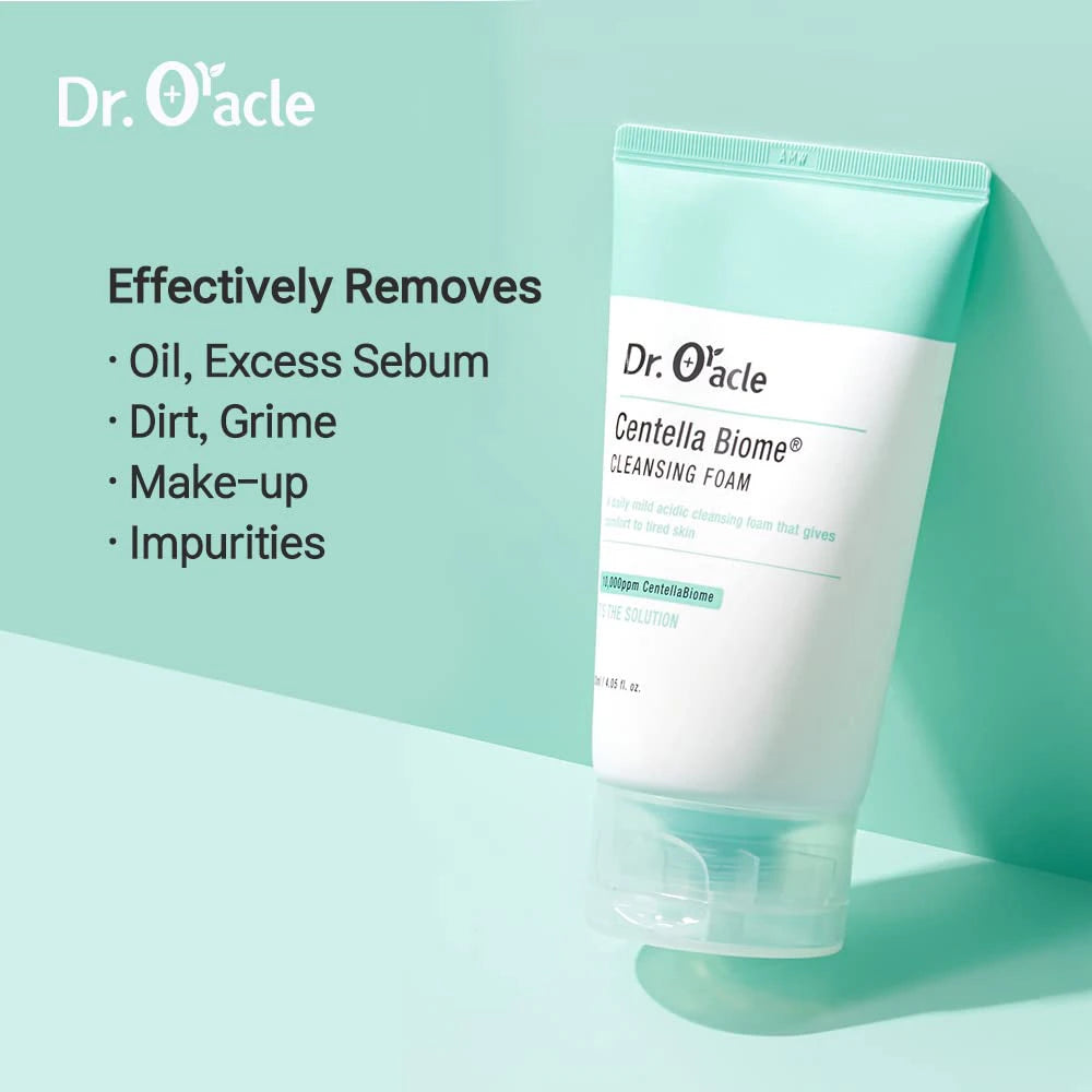 Dr. Oracle Centella Biome Cleansing Foam Korean Cleansers