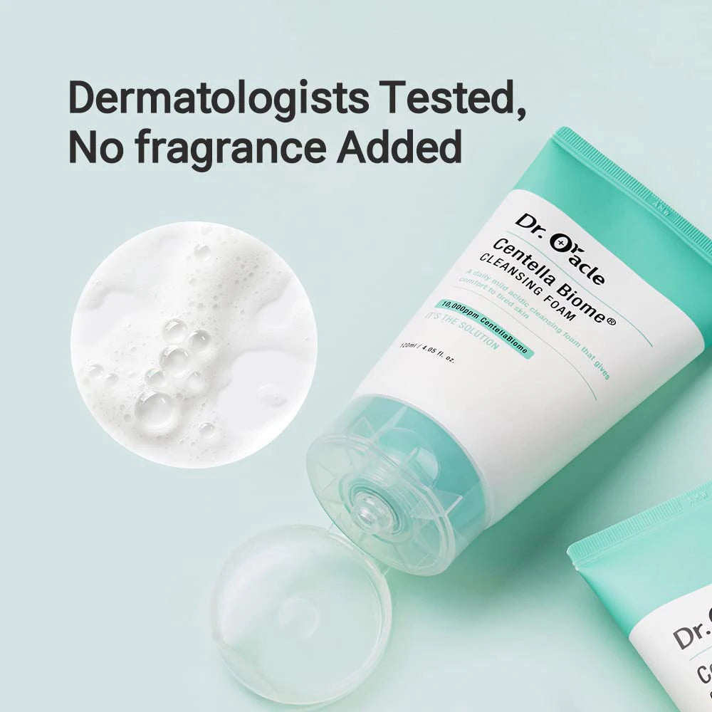 Dr. Oracle Centella Biome Cleansing Foam Korean Cleansers