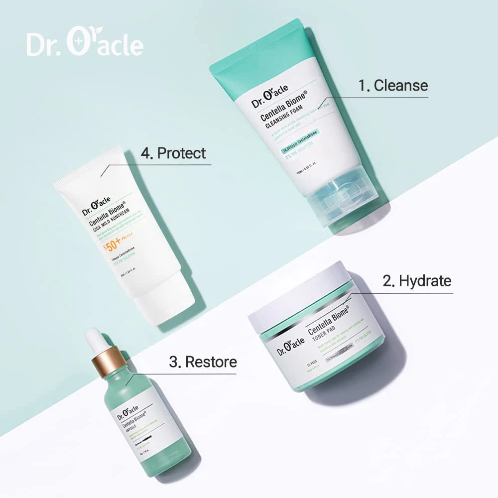 Dr. Oracle Centella Biome Cleansing Foam Korean Cleansers