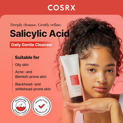 COSRX Salicylic Acid Daily Gentle Cleanser 150ml, additional product gallery view of the face wash.