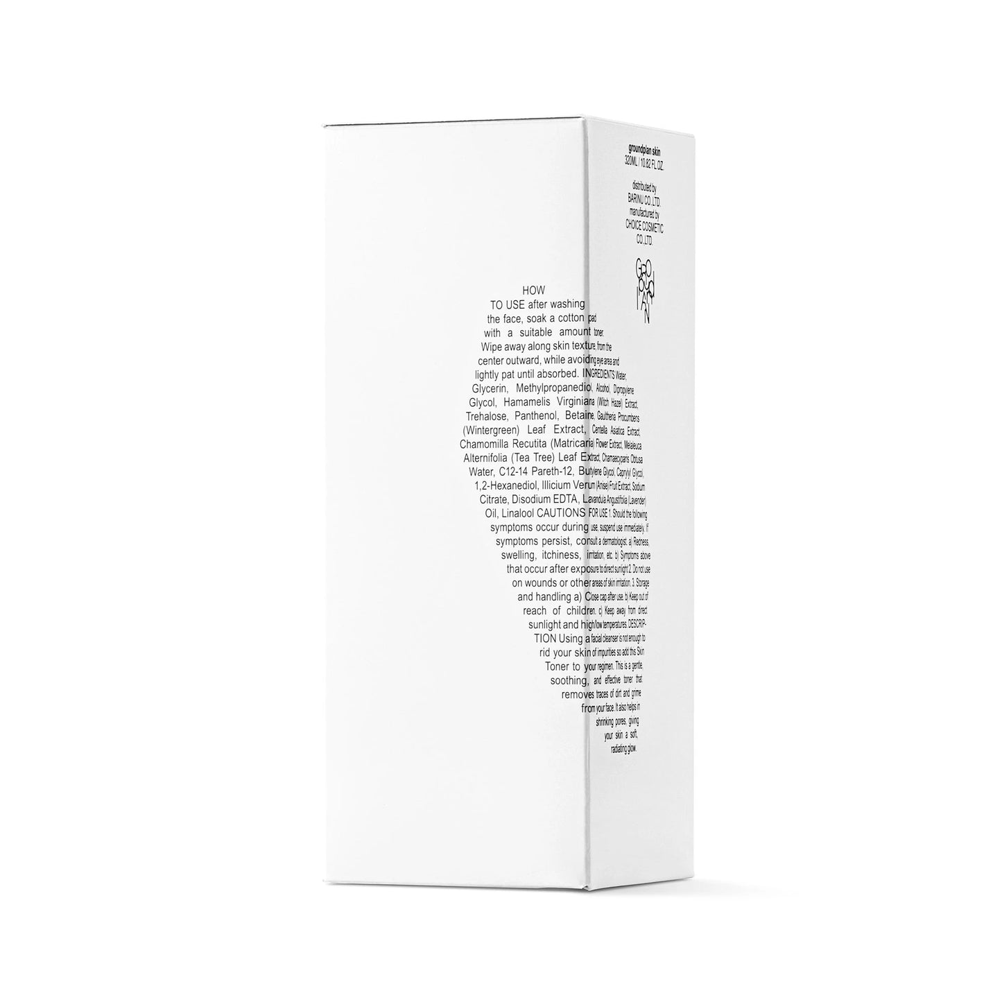 groundplan Skin (320 ml) Korean Toners