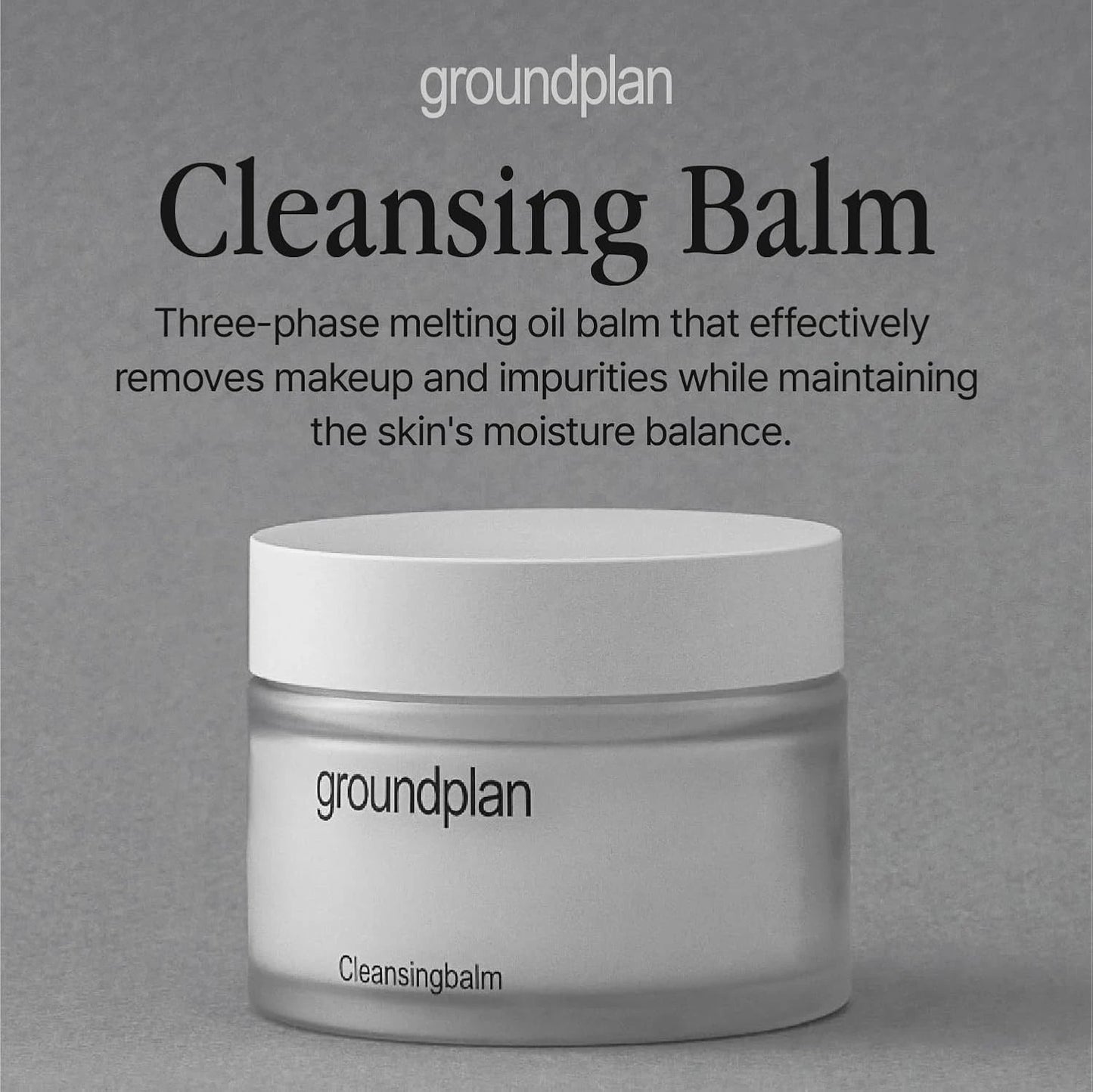 groundplan Cleansing Balm (90 g) Korean Cleansers