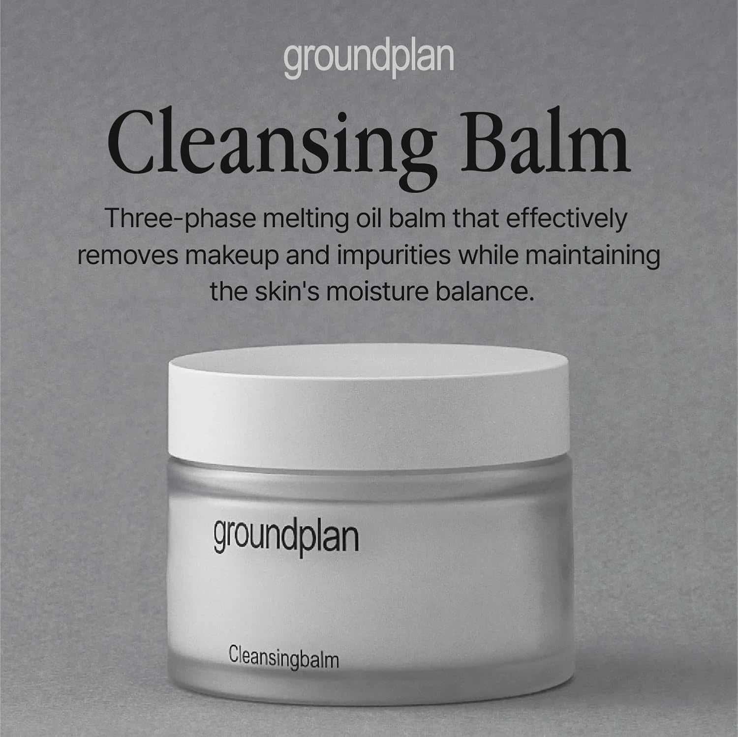 groundplan Cleansing Balm (90 g) Korean Cleansers