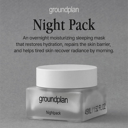 groundplan Nightpack (45 ml) Korean Moisturizers