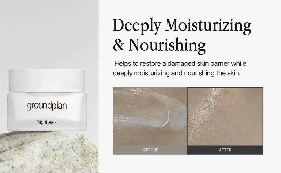groundplan Nightpack (45 ml) Korean Moisturizers