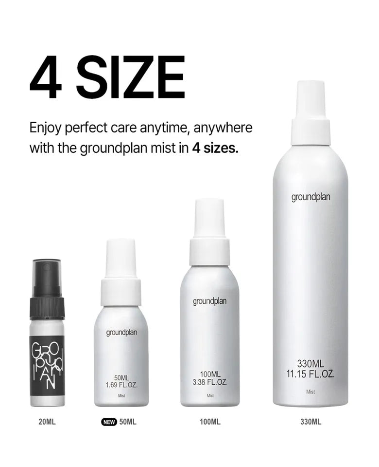 groundplan Mini Mist (20 ml) Korean Face Mists
