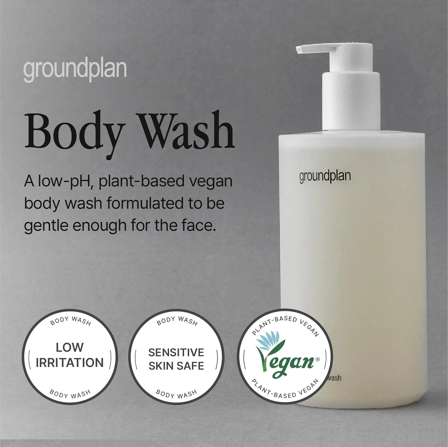 groundplan All-in-One Body Wash (500 g) Korean Body Care