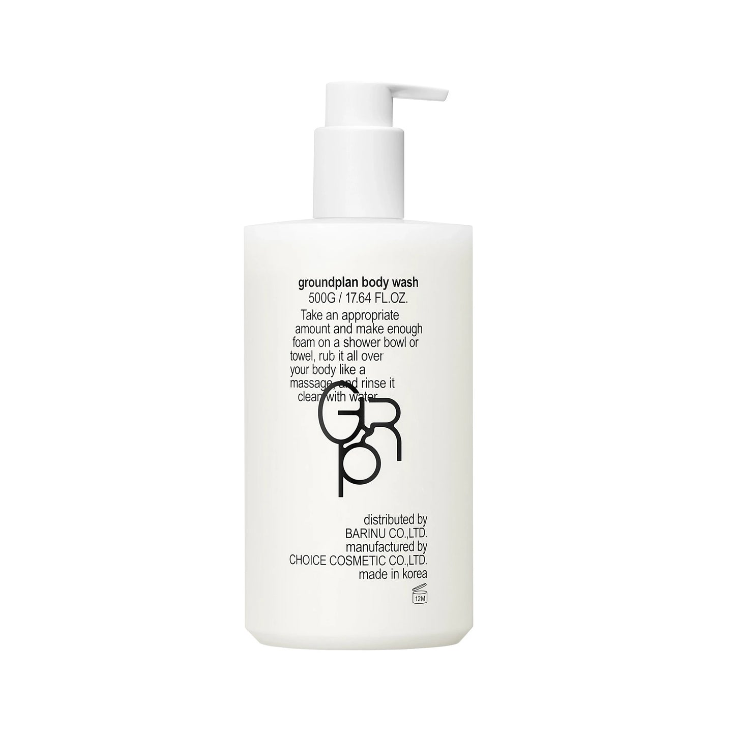 groundplan All-in-One Body Wash (500 g) Korean Body Care