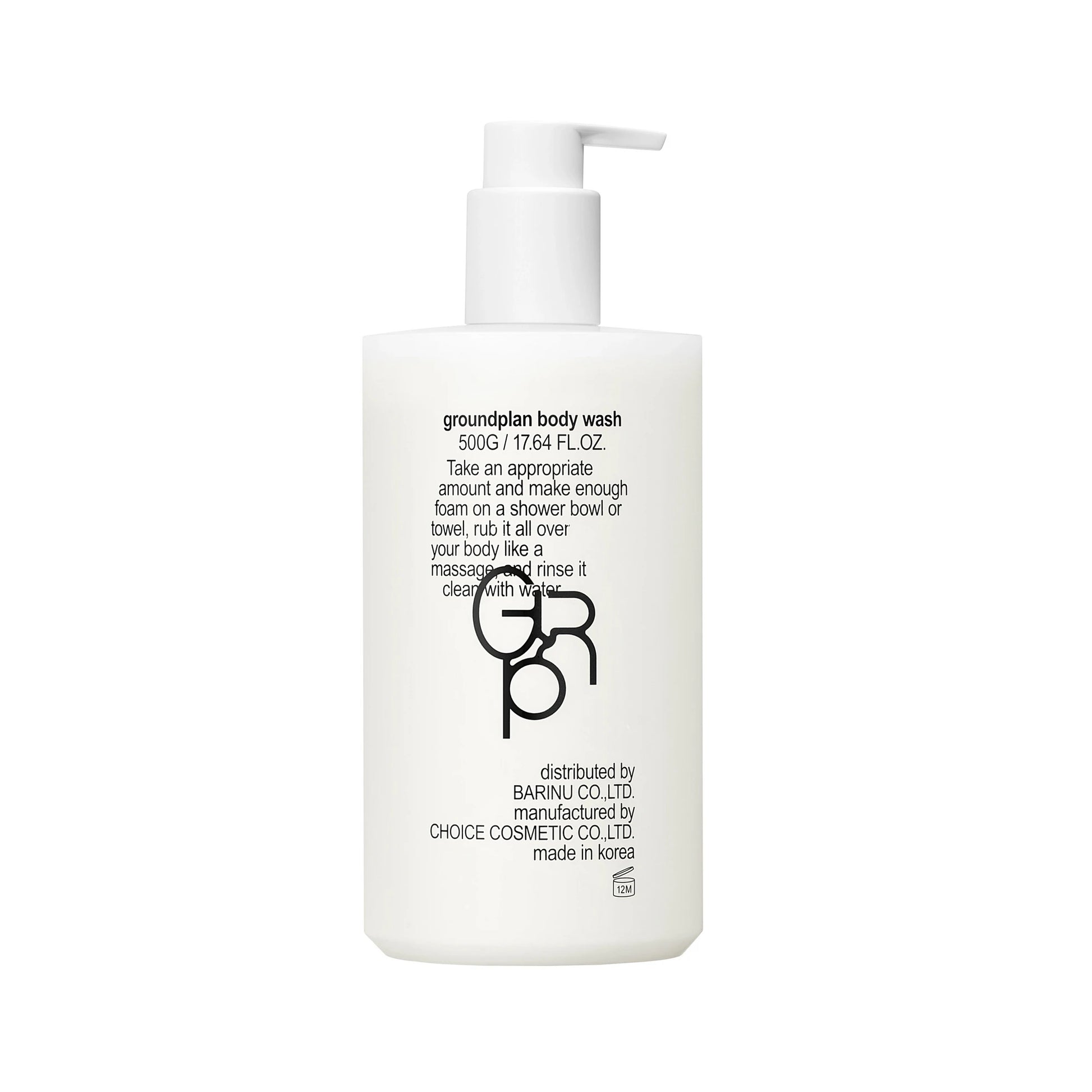 groundplan All-in-One Body Wash (500 g) Korean Body Care
