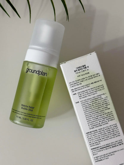 groundplan Matcha Relief Bubble Shot 115ml