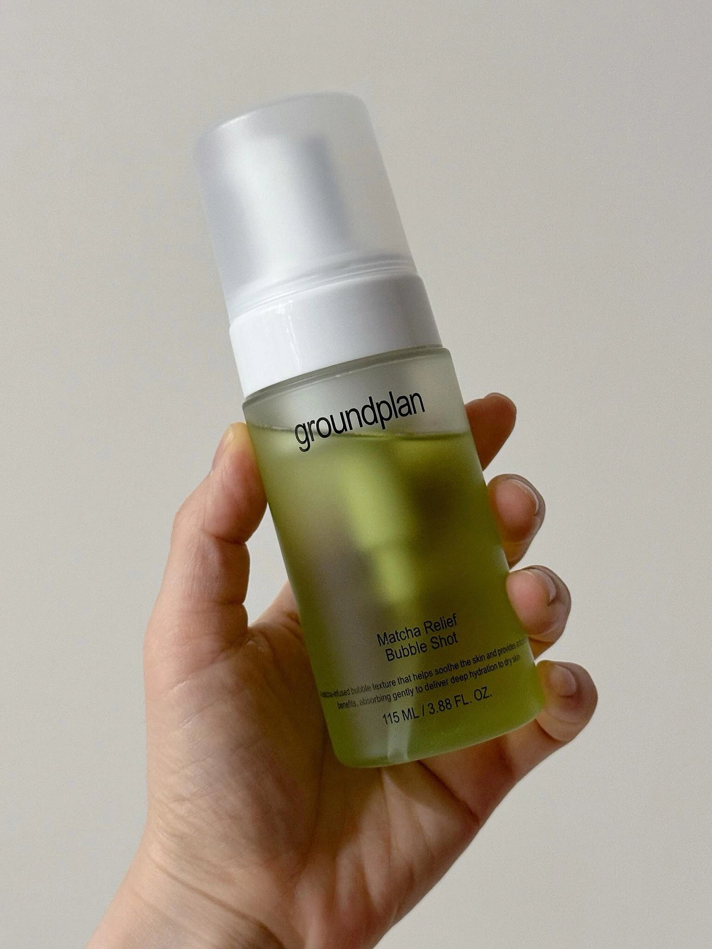 groundplan Matcha Relief Bubble Shot 115ml