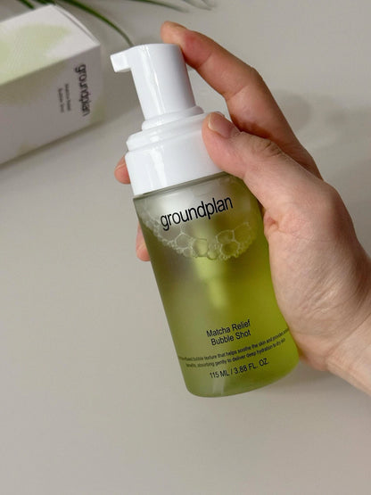 groundplan Matcha Relief Bubble Shot 115ml