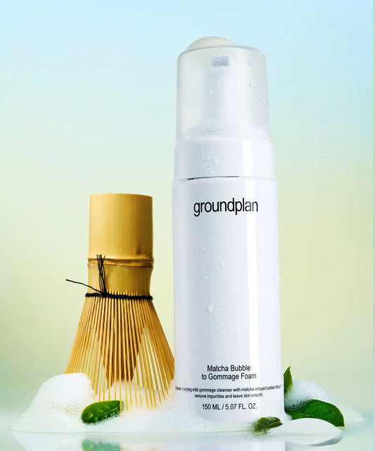 groundplan Matcha Bubble to Gommage Foam 150ml