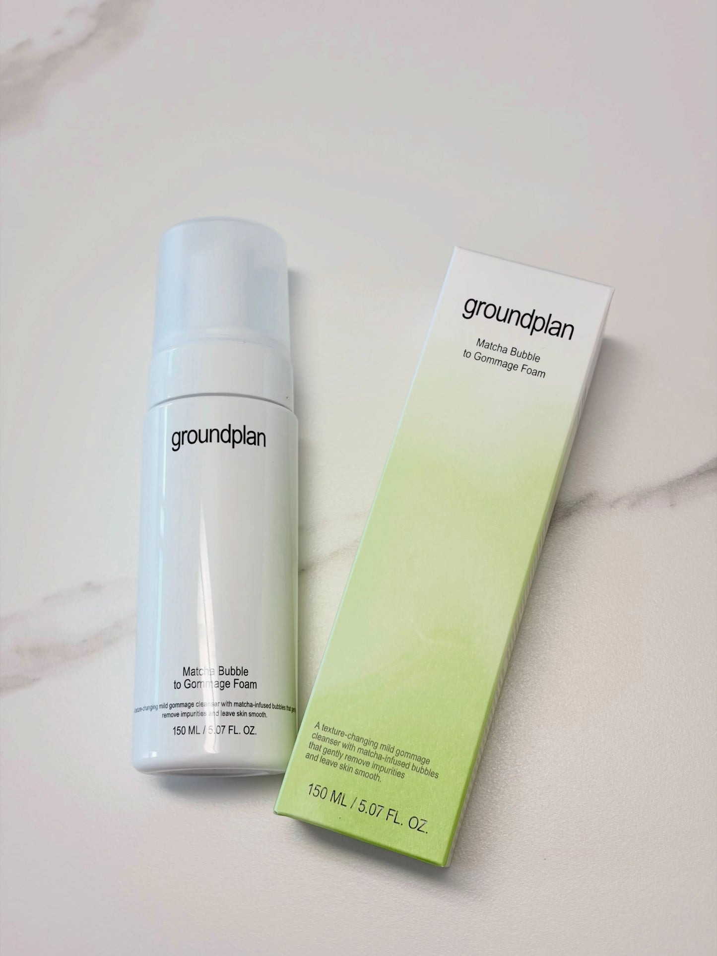 groundplan Matcha Bubble to Gommage Foam 150ml