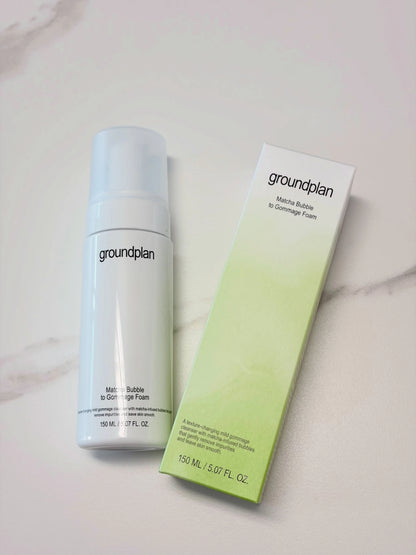 groundplan Matcha Bubble to Gommage Foam 150ml