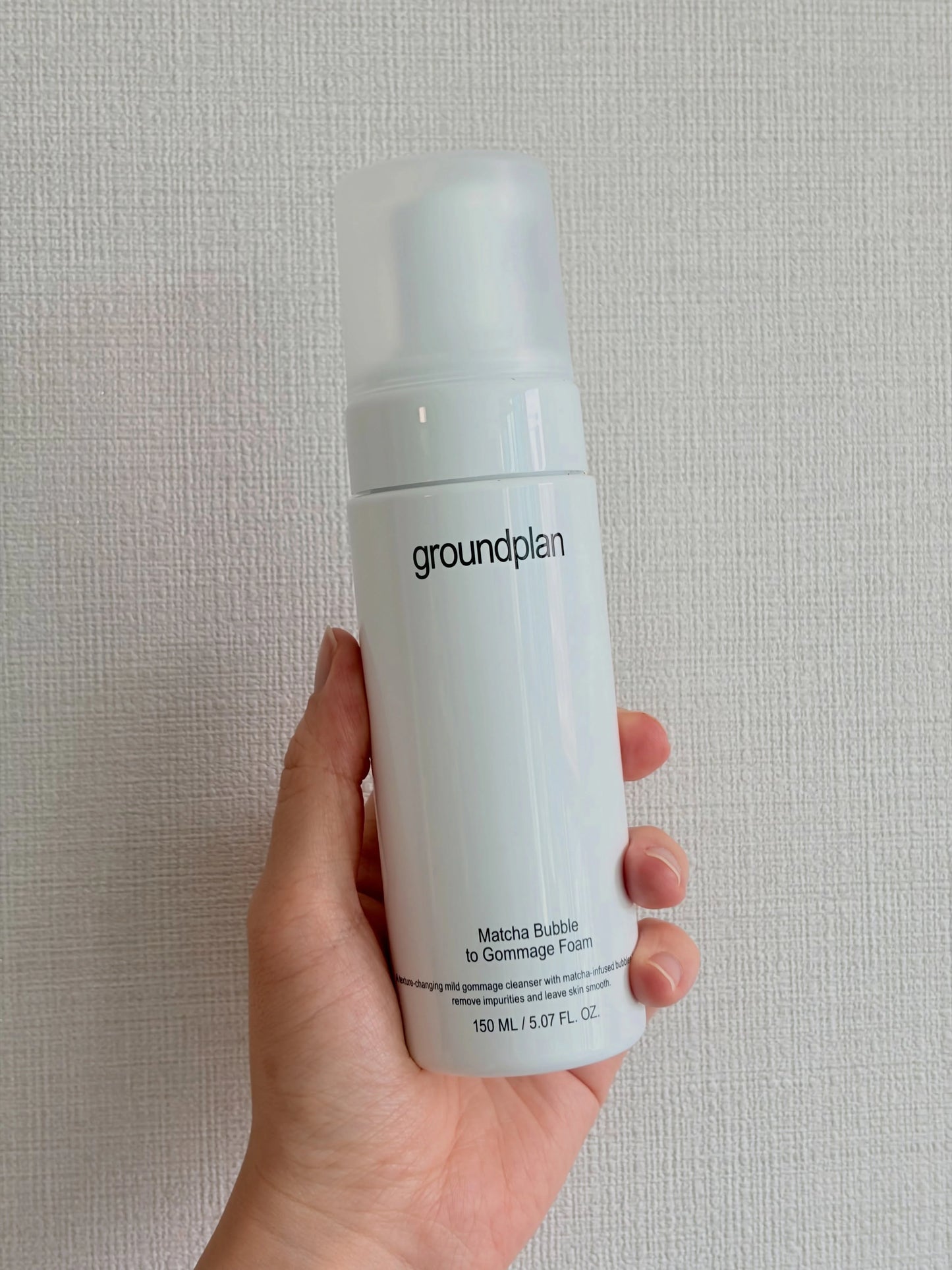 groundplan Matcha Bubble to Gommage Foam 150ml