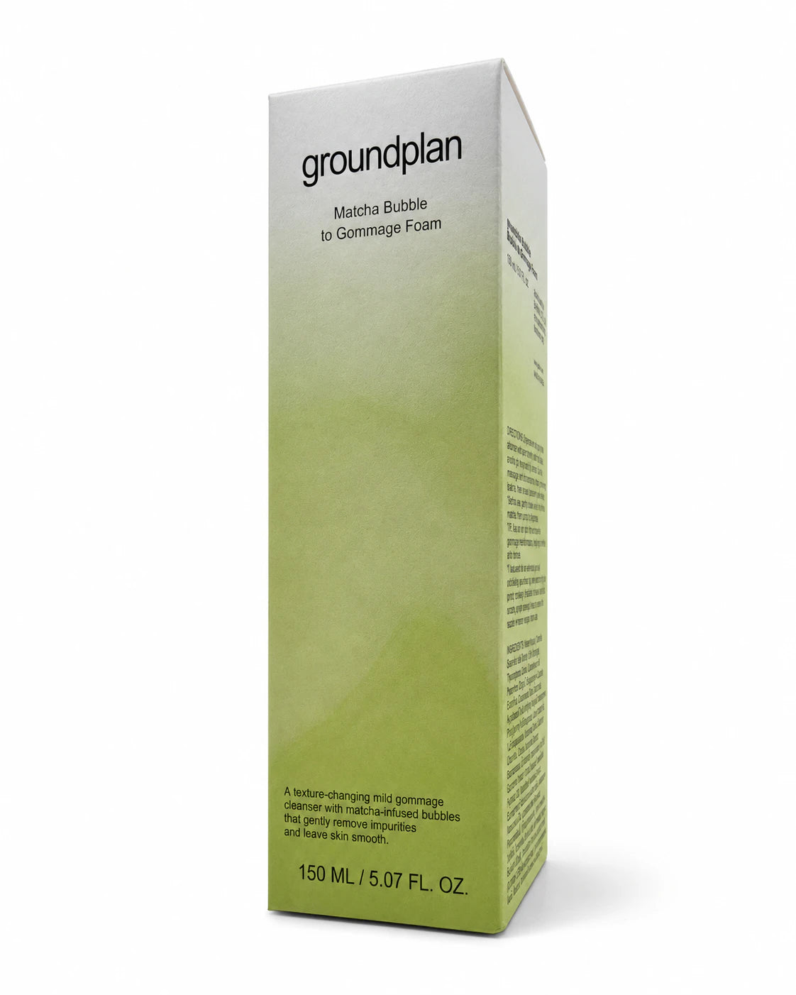 groundplan Matcha Bubble to Gommage Foam 150ml
