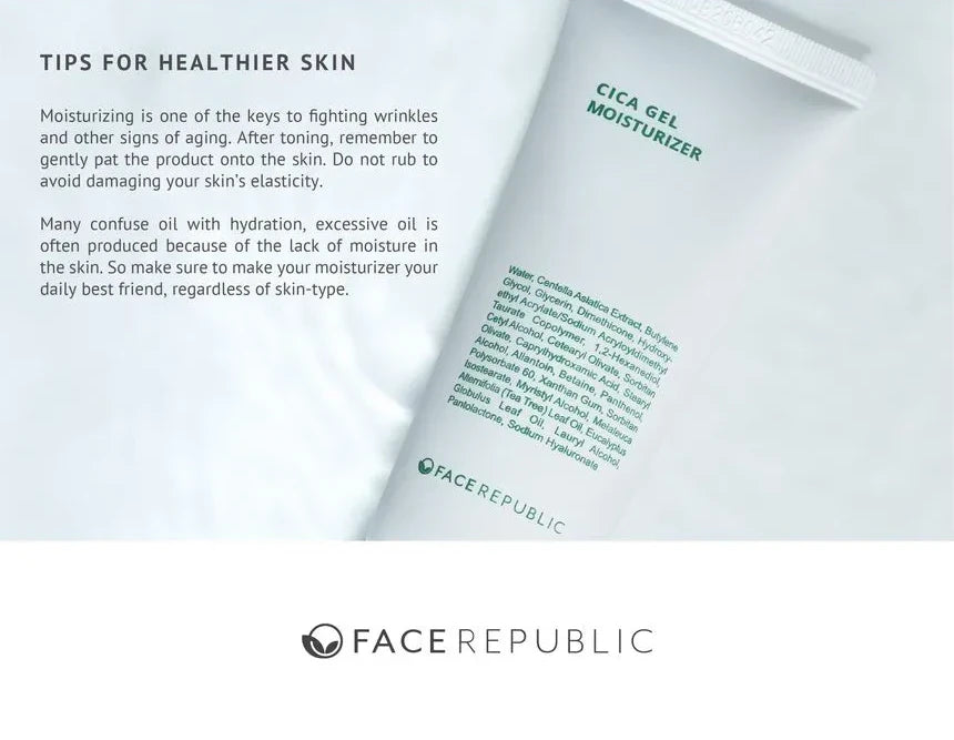 Face Republic Cica Gel Moisturizer 50ml