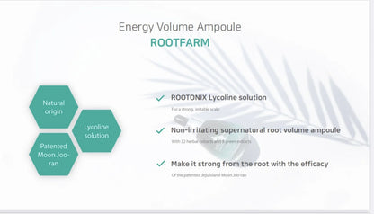 roobliss Rootfarm Scalp Root Care Ampoule Korean Hair Care