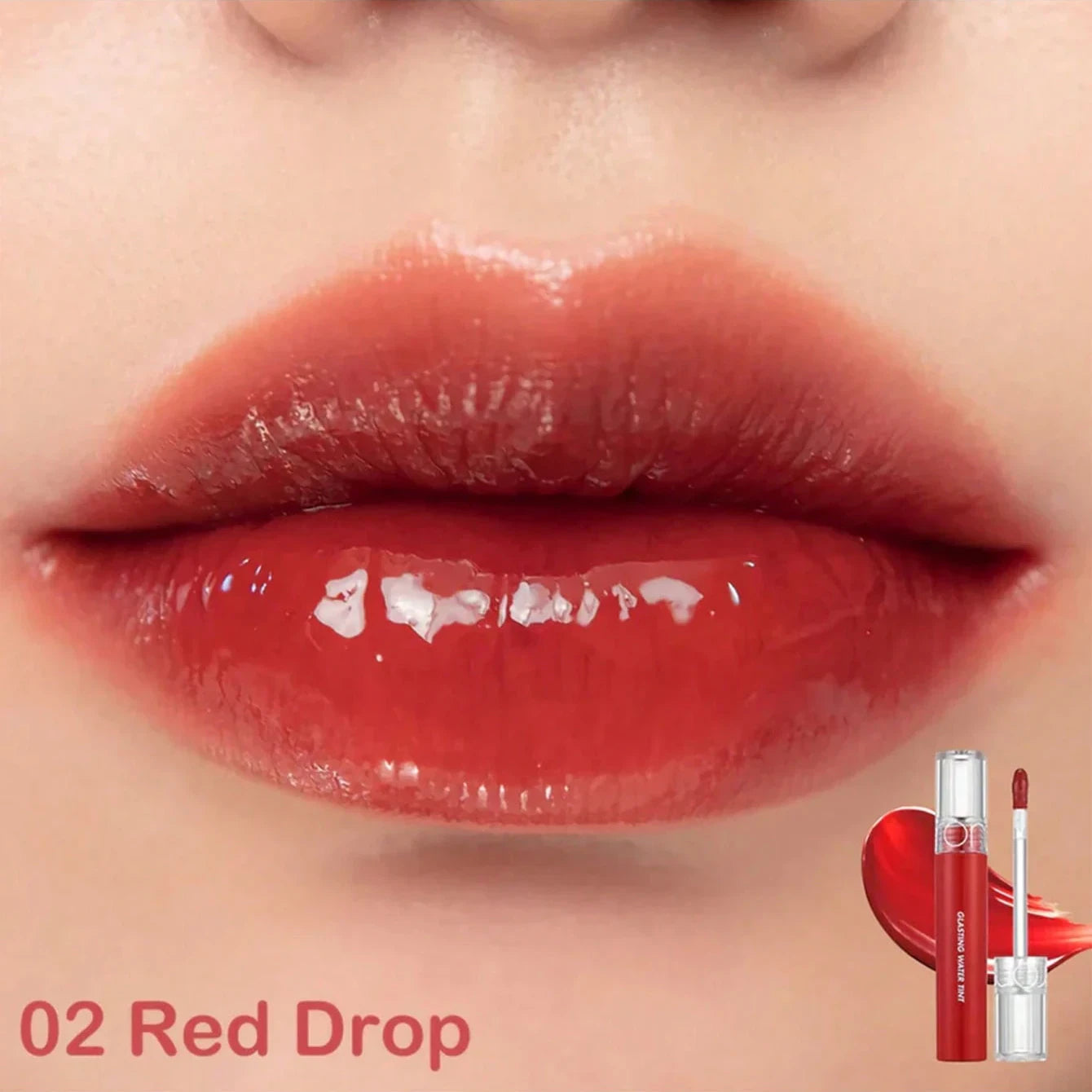 rom&nd Glasting Water Tint 02 Red Drop, 4g