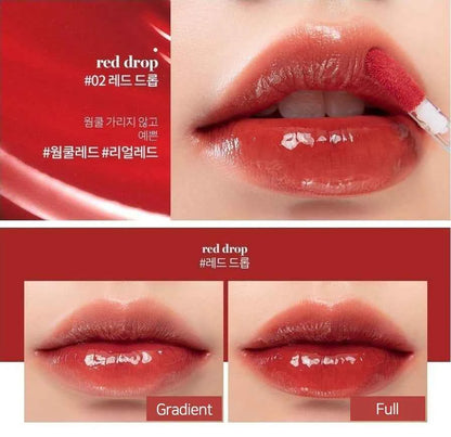 rom&nd Glasting Water Tint 02 Red Drop, 4g